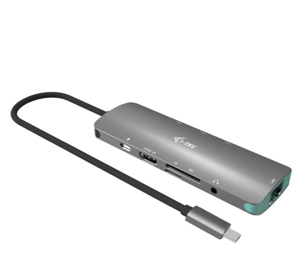I-TEC USB-C Metal Nano Dock 1x HDMI 4K LAN PD 100W + Charger 100W C31NANOLANPD100 - 1349211 - zdjęcie